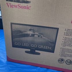 View sonic LED wide screen monitor