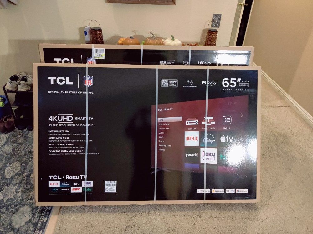 TCL 65" 4K UHD Smart Roku TV