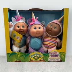 Cabbage Patch Kids Fantasy Friends Unicorn 3-Pack – Aria, Nila & Star