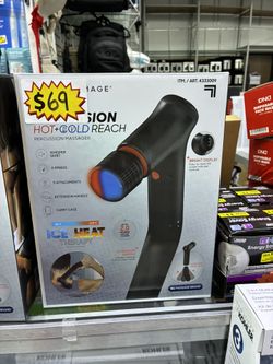 Sharper Image Power Percussion Hot+Cold Reach Massager