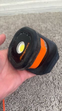 Snap on flash light