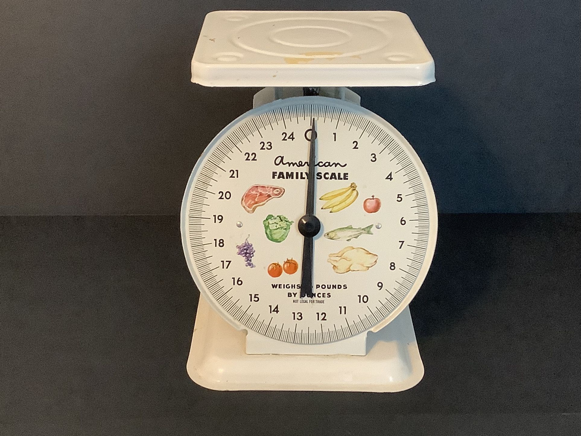 OLD VINTAGE “METAL “AMERICA FAMILY SCALE” FROM THE 60’s KITCHEN DECOR