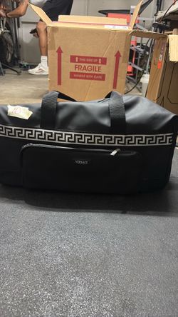 Versace Black Duffle Bag