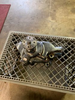 Chrome Chevy water pump 327