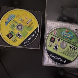 Ps2 Spongebob Atlantic Square Pants and SpongeBob SquarePants battle of the bikini bottom