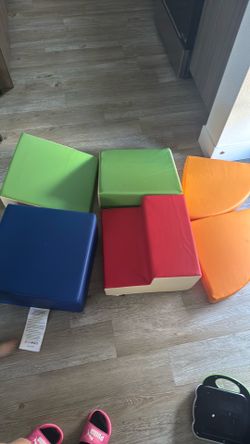 Brand New! Toddler Soft Foam Climbing Blocks Set