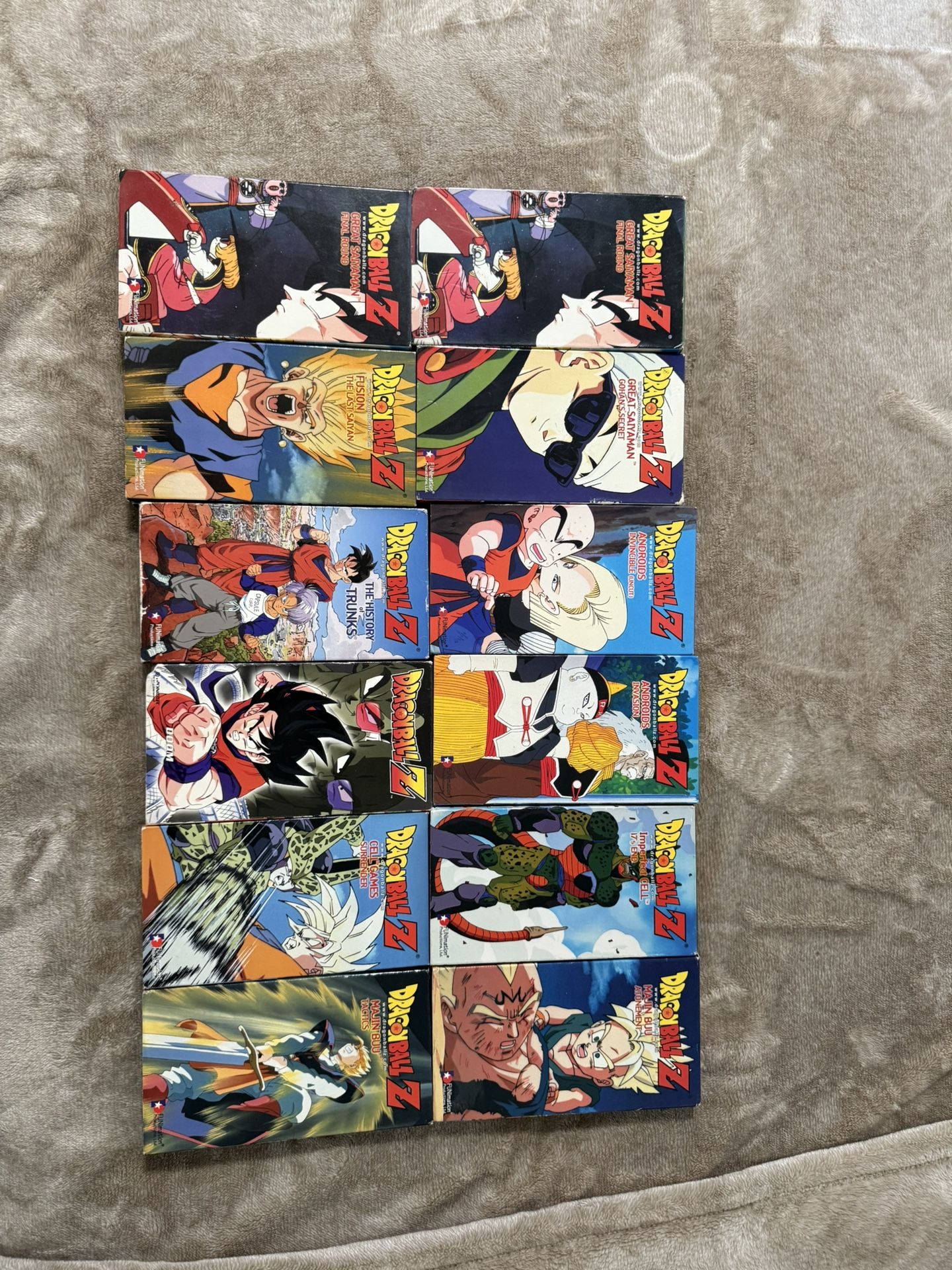 DRAGONBALL Z VHS Lot