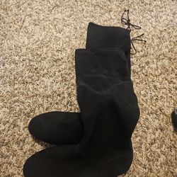 Gianni Bini Girls Black Long Boots