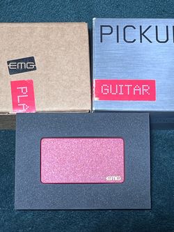 EMG 85 Active Pickup - RARE Red Housing / Gold Logo (NEVER USED)