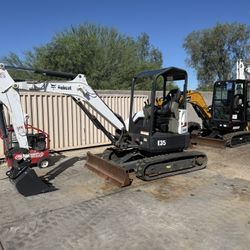 E35 Bobcat Excavator Long Stick