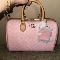 Coach powder pink large Rowan (new)