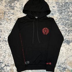 Chrome Hearts Designer Hoodie Black & Red 