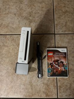Wii Console with Game and Sensor Bar