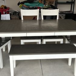 Farmhouse 6 Piece Dining Set