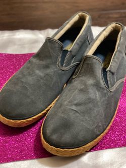 SPERRY  TOP SIDER Boat Shoes Size 12M Canvas Blue Slip-On