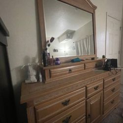 Dresser And Mirror