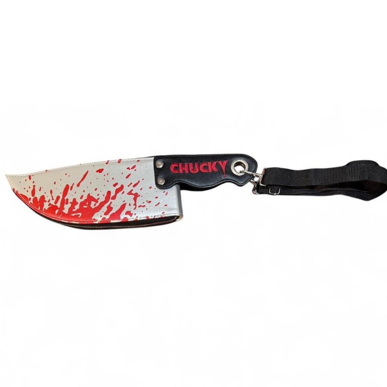 CHUCKY Officially Licensed Knife 16” Wristlet Horror Bag Clutch $60