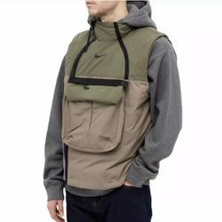 Nike Sportswear Tech Pack Synthetic-Fill Vest Sz XL Men's Olive Black CU3766-081