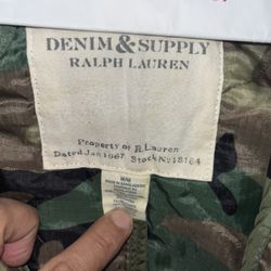 Sz Medium Ralph Lauren Polo Army Jacket 