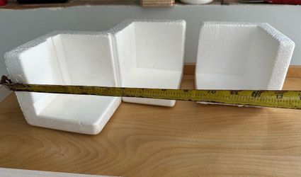 60 polystyrene (EPS) foam corner protectors for packaging & shipping supplies