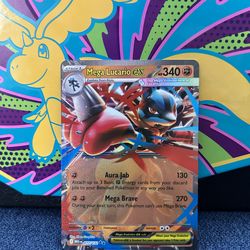 Mega Lucario Ex #77 Pokemon TCG Mega Evolution