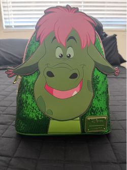 Exclusive Disney Pete’s Dragon Sequin Loungefly Mini Backpack