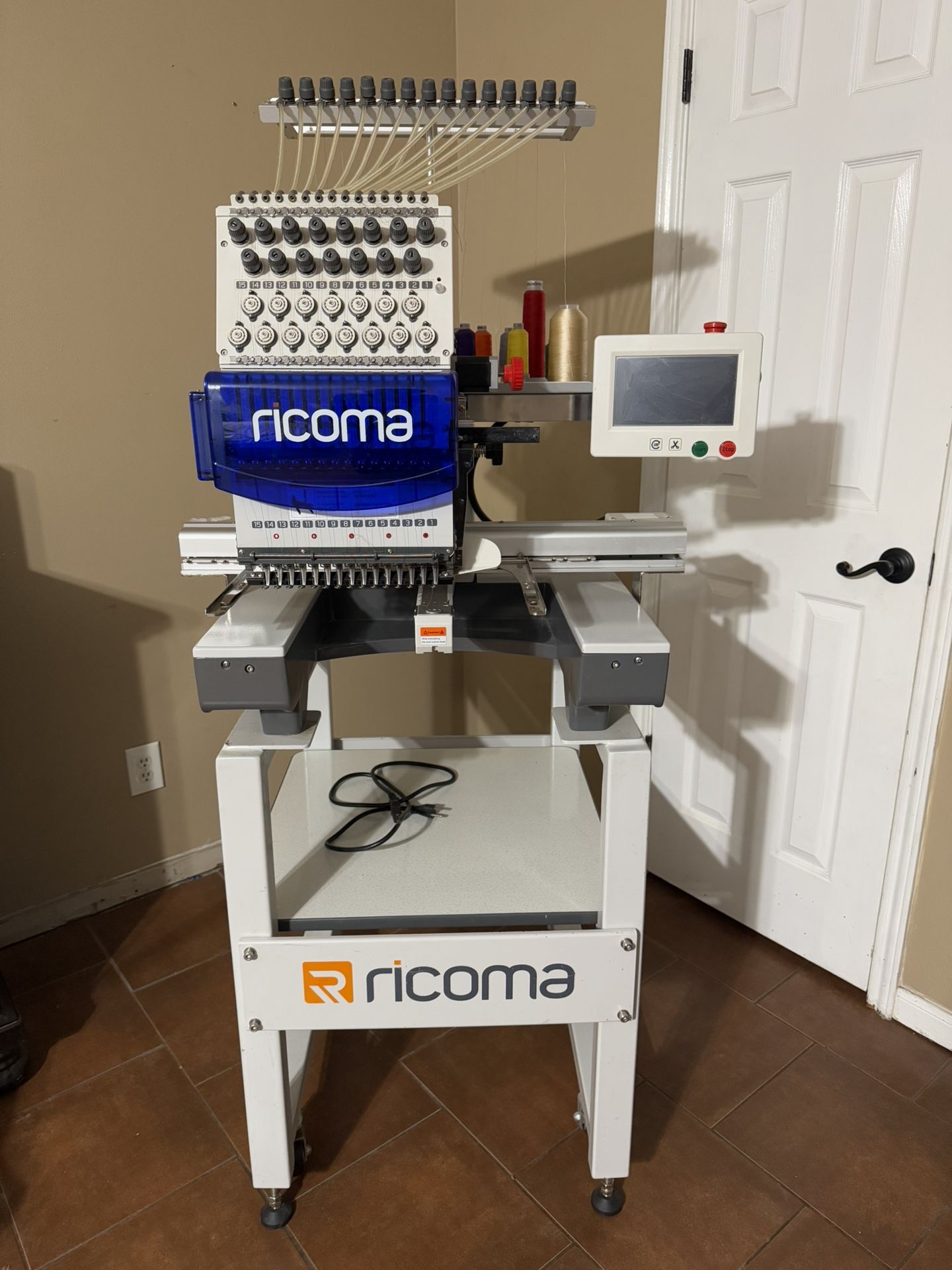 15 Needle Ricoma Embroidery Machine 