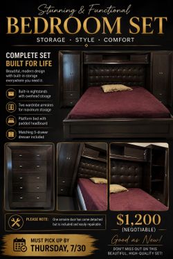 Furniture Available - Pick Up and Disassemble by 7/30/26