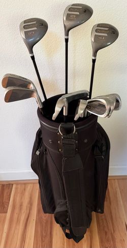 Left Handed Golf Club Set w/Bag