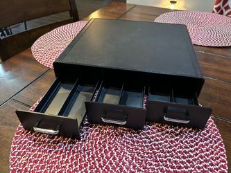 Black K-Cup Organizer with 3 Compartments