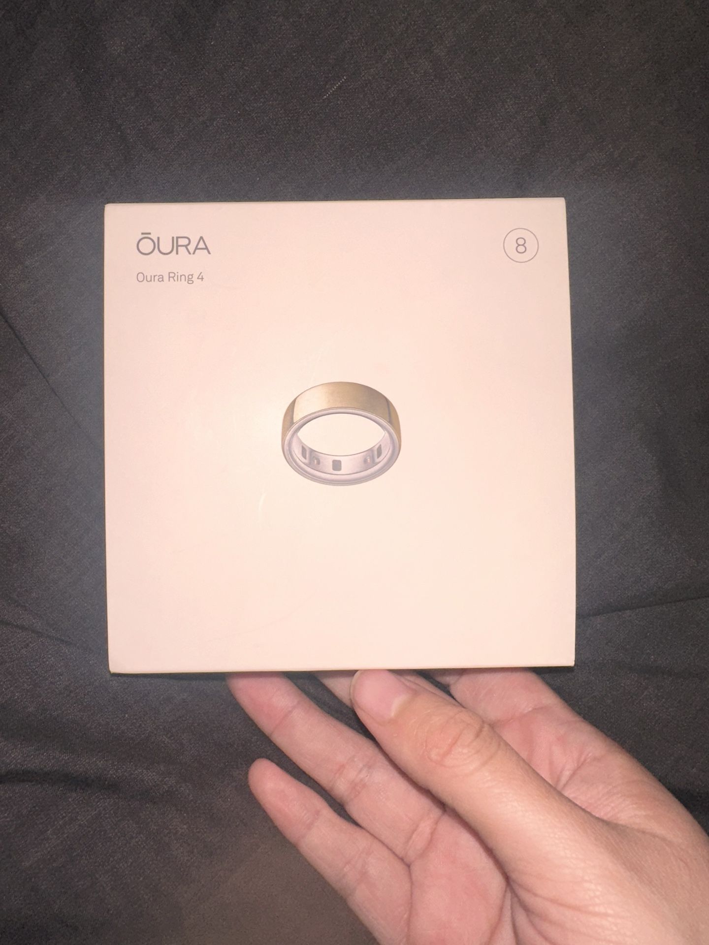 Oura Ring Gen 4 – Gold – Size 8 – BRAND NEW Sealed