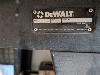 DeWalt powershop radial arm saw
