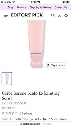 ORIBE Serene scalp exfoliating scrub