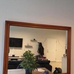 Real Wood Mirror