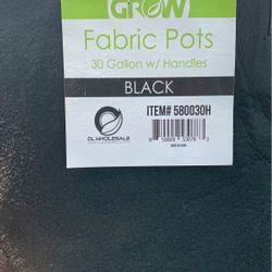 Fabric Grow Bags 30 Gal With Handle