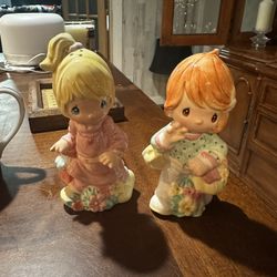 Precious Moments Salt And Pepper Shakers