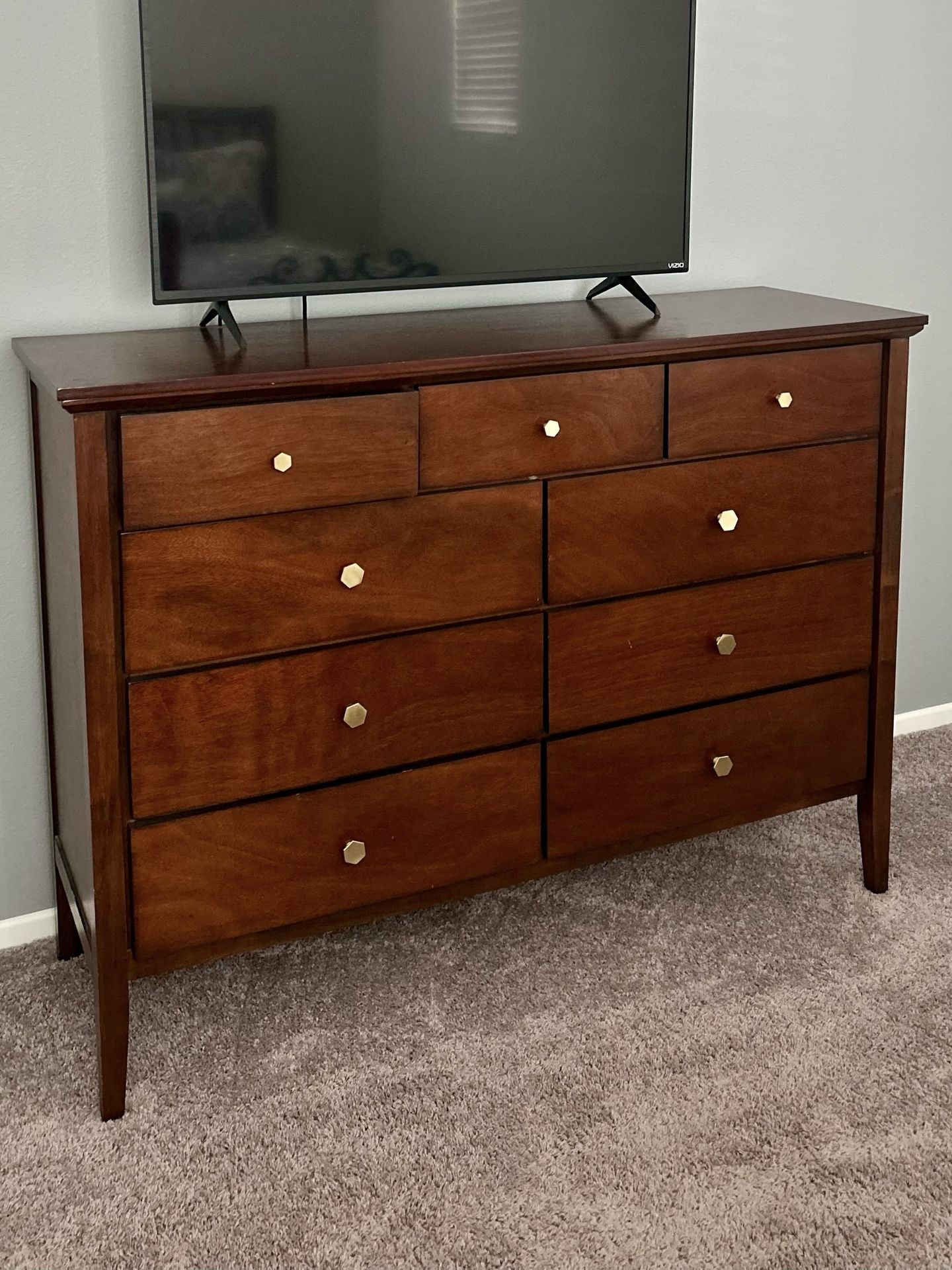 4 Piece Bedroom Set, Queen Size Mattress And Box Spring Included.