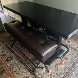 Dining Table With Chairs And Stools