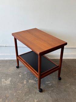 1960’s Grete Jalk for Poul Jeppesen Teak Bar Cart