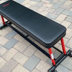 Flat Weight Bench 550 Lb Capacity W/ Optional Dumbbell Rack