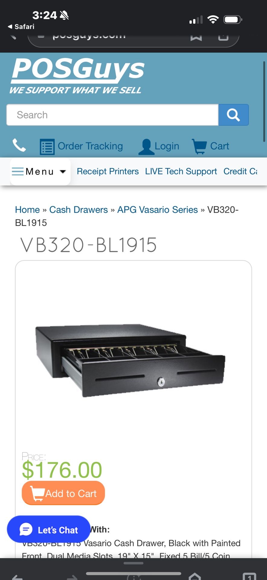 NEW In Box cash drawer