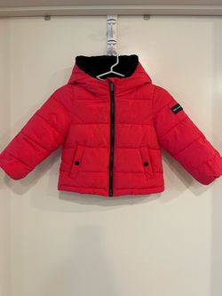 BCBG Girls Red Kids Puffer Jacket