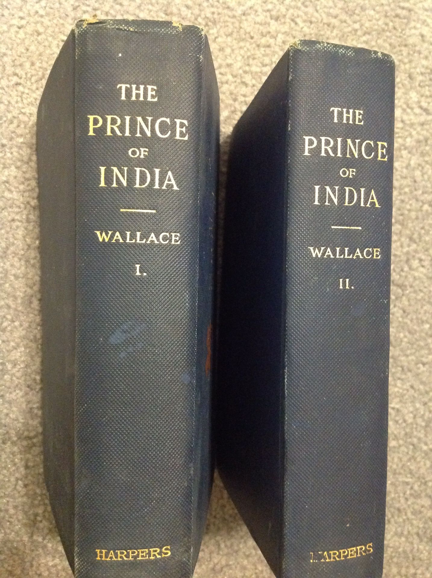 Two Volume Set, Printed 1893 - The Prince of India