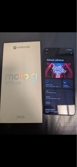 Brand new Motorola G Stylus 5G 2025 128GB locked to metro by T-Mobile