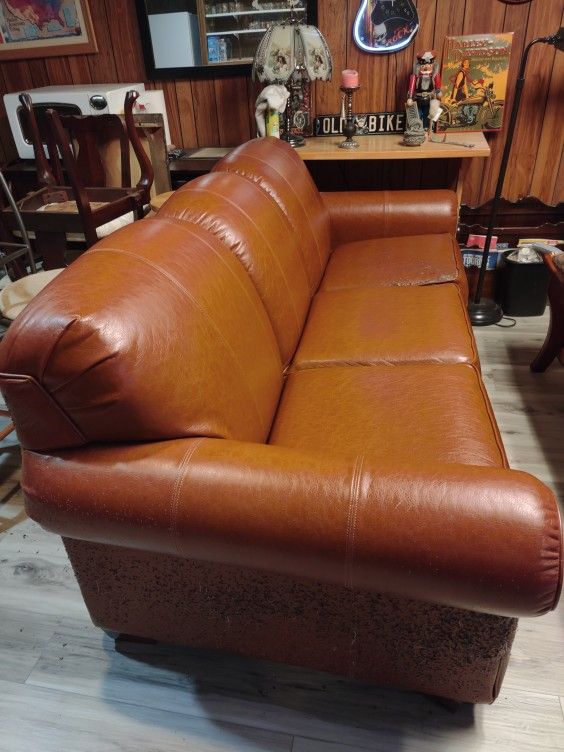 Leather Sofa Bed