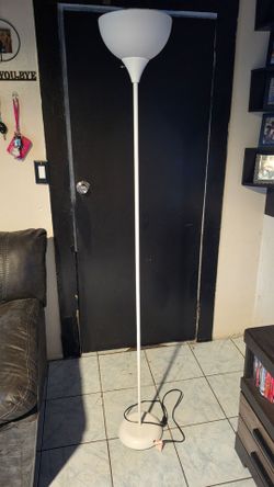 White floor lamp