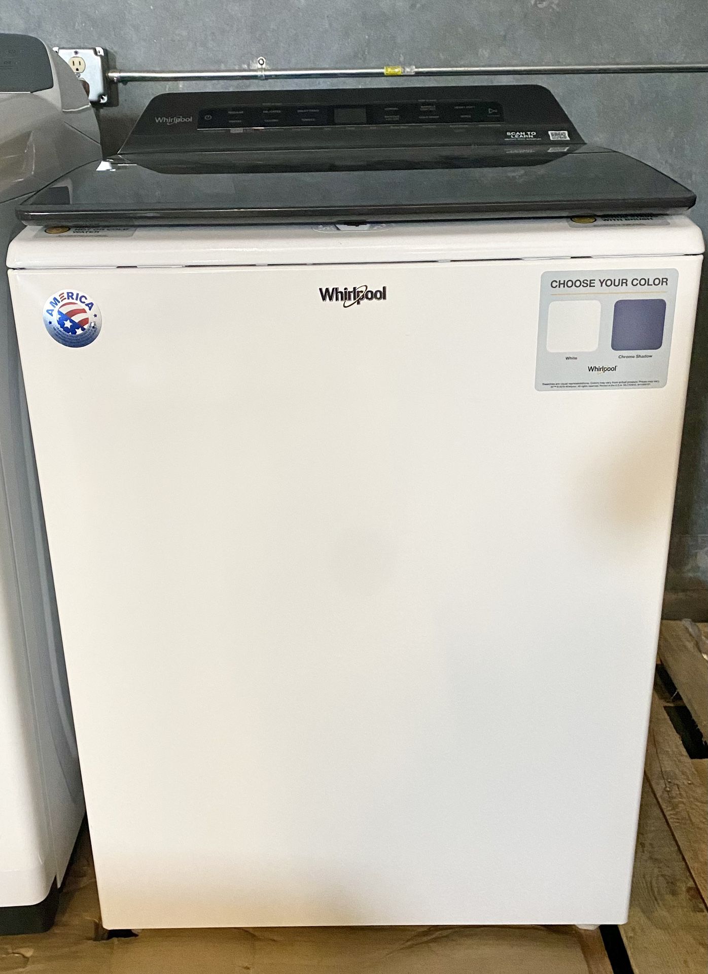 Whirlpool 5.2 cu.ft. top load washer