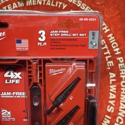 Milwaukee 48-89-9221 Milwaukee Tool Step Drill Bit Set - 3PC