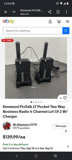 Kenwood walkie-talkie