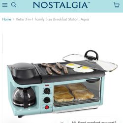 Nostalgia All In One  For Small Kitchen . Also Have In burgundy Color